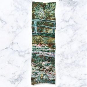 Claude Monet Silk Scarf NWT